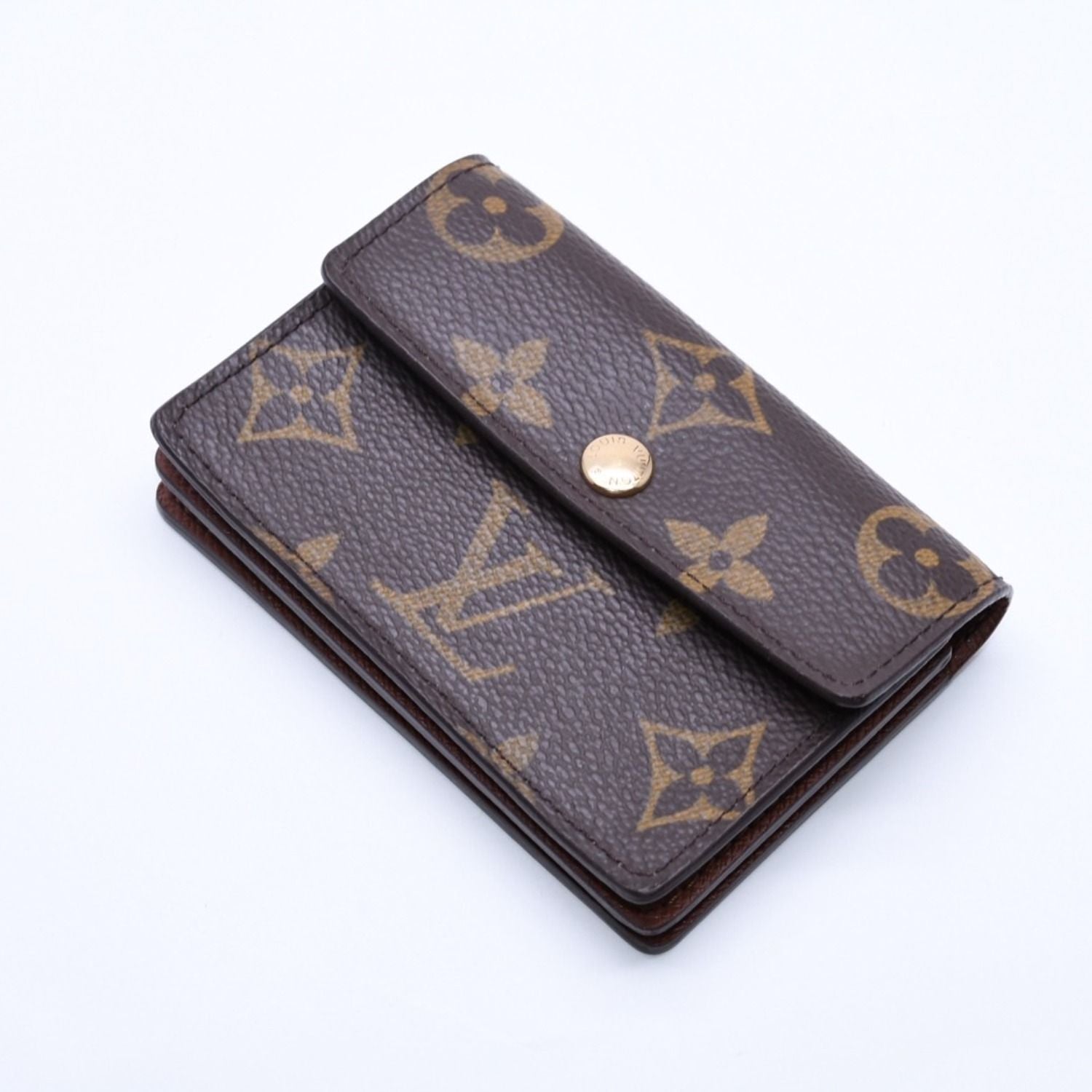 Louis Vuitton Porte Monnaie Arcodian Monogram Canvas Brown Coin Purse Card Case — view 4