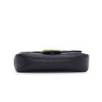 Gucci Shoulder Bag GG Marmont Super Black Leather Gold — view 4