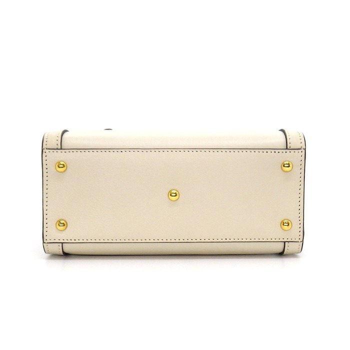 Gucci Shoulder Bag Diana Small Tote Ivory Leather Gold — view 4