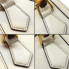 Gucci Shoulder Bag Diana Small Tote Ivory Leather Gold — view 8