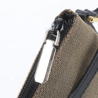 Gucci Leather Canvas Shoulder Bag Hand Brown — view 8