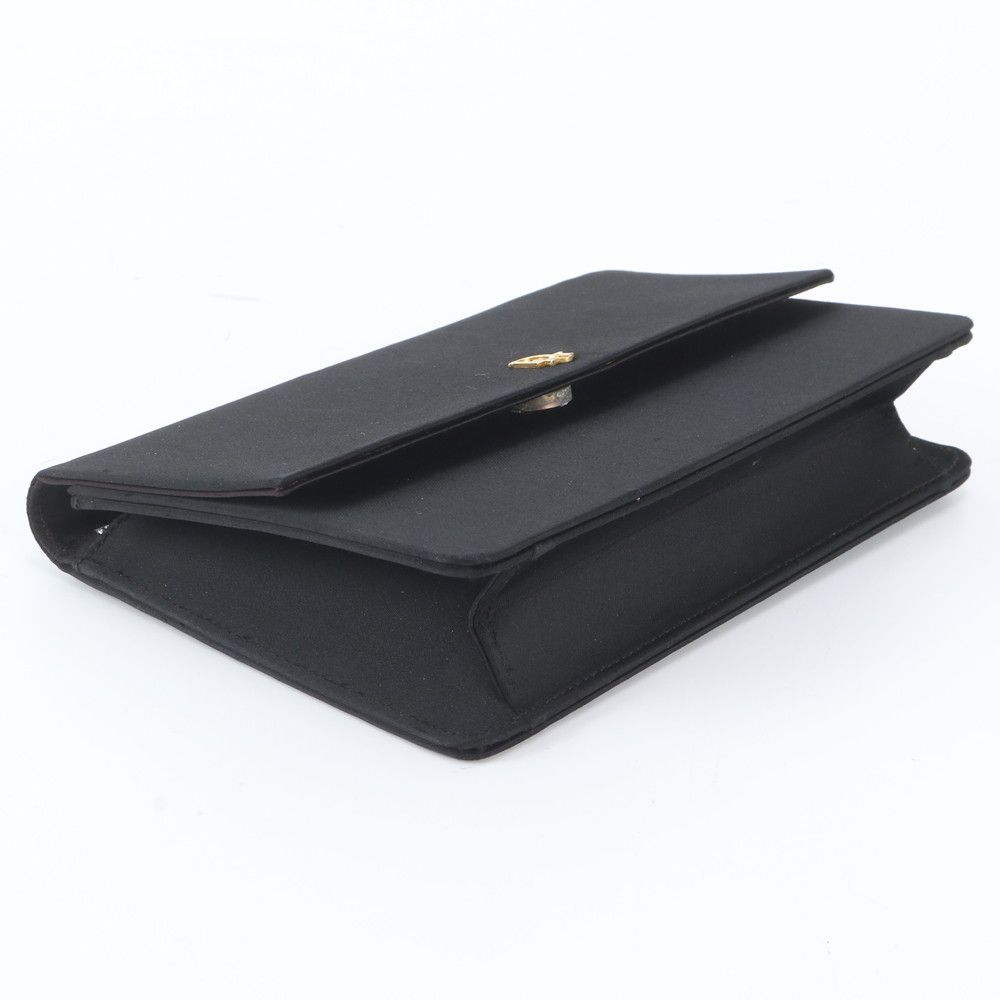 Dior Logo Clutch Hand Second Pouch Tote Black — view 4