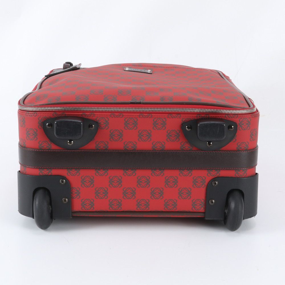 Loewe Anagram Repeat Leather Suitcase Carry Case Bag Trunk — view 7