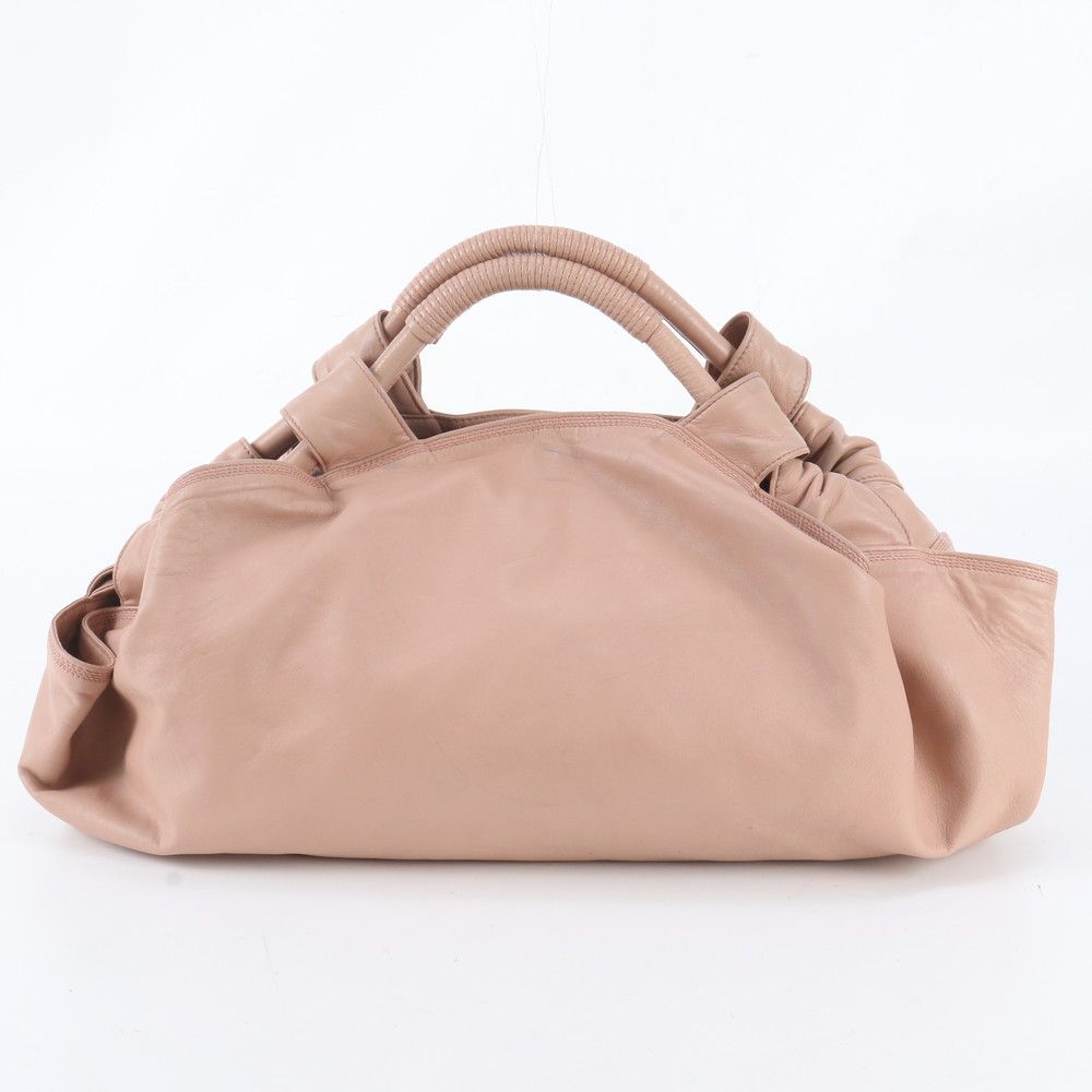Loewe Anagram Nappa Aire Leather Handbag Tote Pink — view 3
