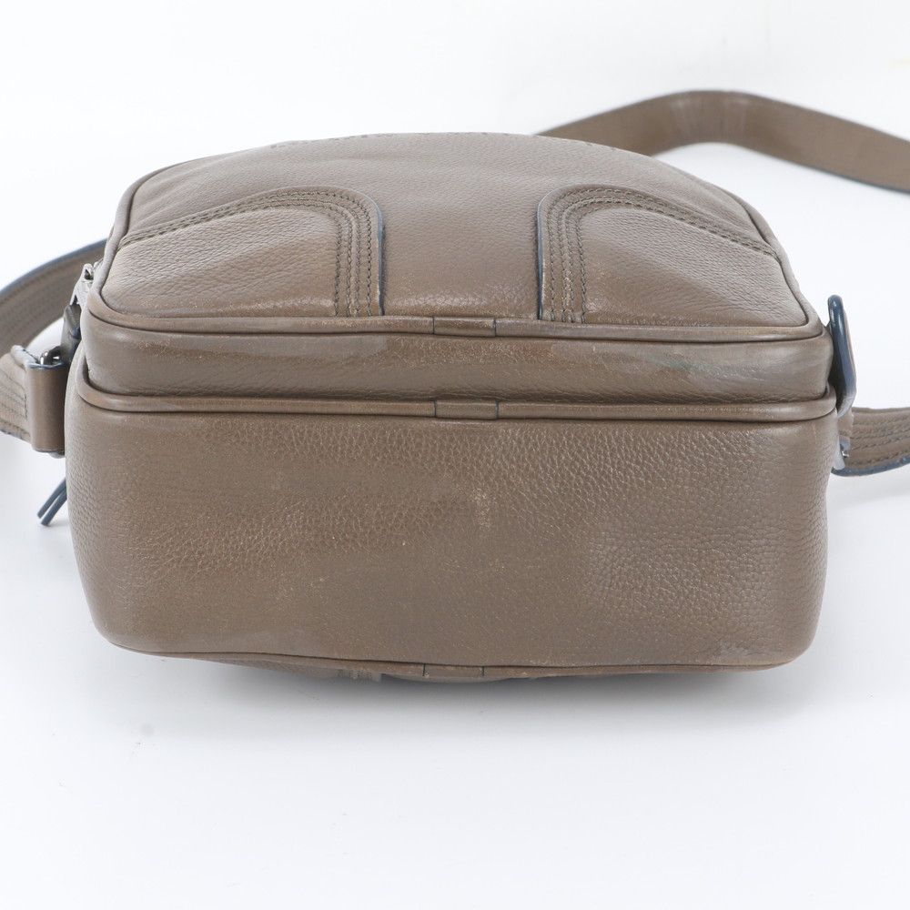 Louis Vuitton Cuir Bequia Trotteur Leather Shoulder Bag Crossbody Messenger — view 6