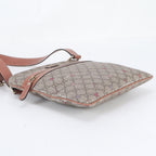 Gucci GG Supreme Star Leather Shoulder Bag Crossbody Wnm with — view 5