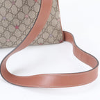 Gucci GG Supreme Star Leather Shoulder Bag Crossbody Wnm with — view 2