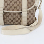 Gucci GG Canvas Leather Shoulder Bag Crossbody — view 2