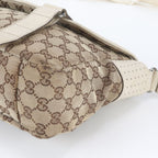 Gucci GG Canvas Leather Shoulder Bag Crossbody — view 4