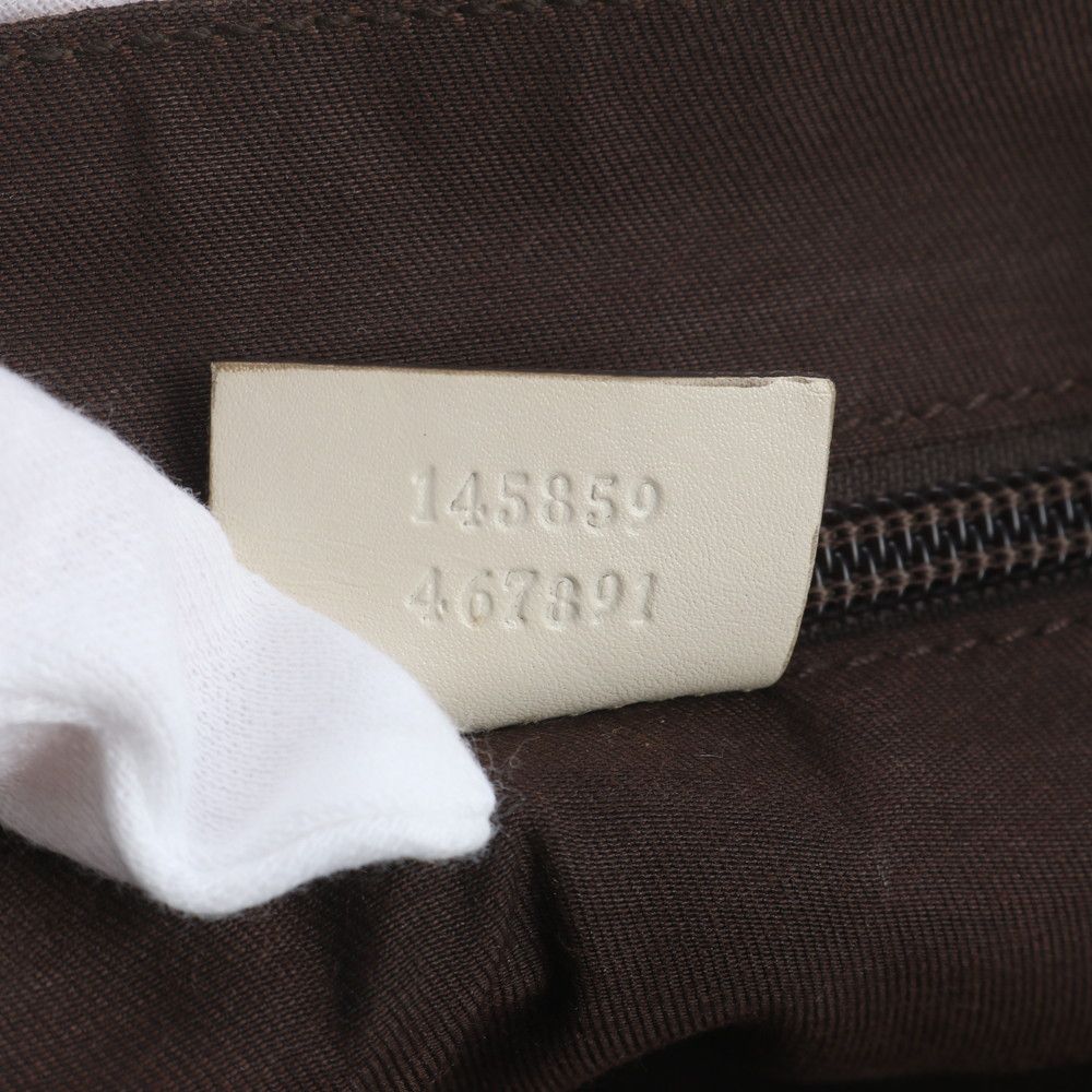 Gucci GG Canvas Leather Shoulder Bag Crossbody — view 9