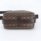 Louis Vuitton Damier Naviglio Leather Shoulder Bag Crossbody Messenger — view 6