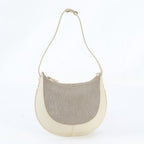Loewe Leather Canvas 2-Way Shoulder Bag Hand — view 4