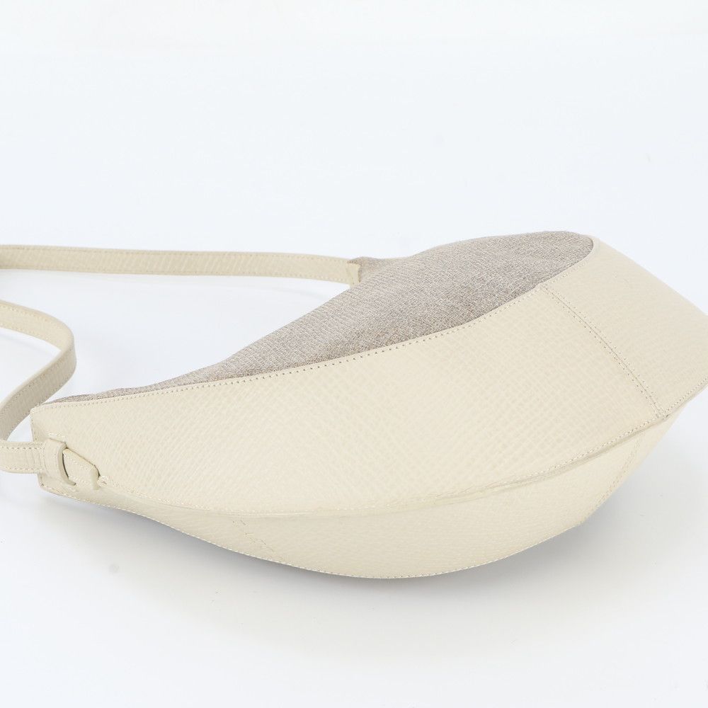Loewe Leather Canvas 2-Way Shoulder Bag Hand — view 6