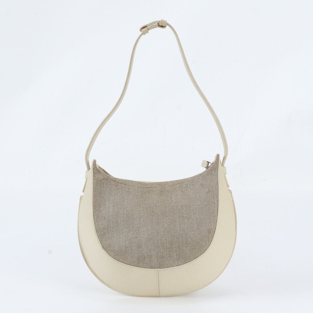 Loewe Leather Canvas 2-Way Shoulder Bag Hand