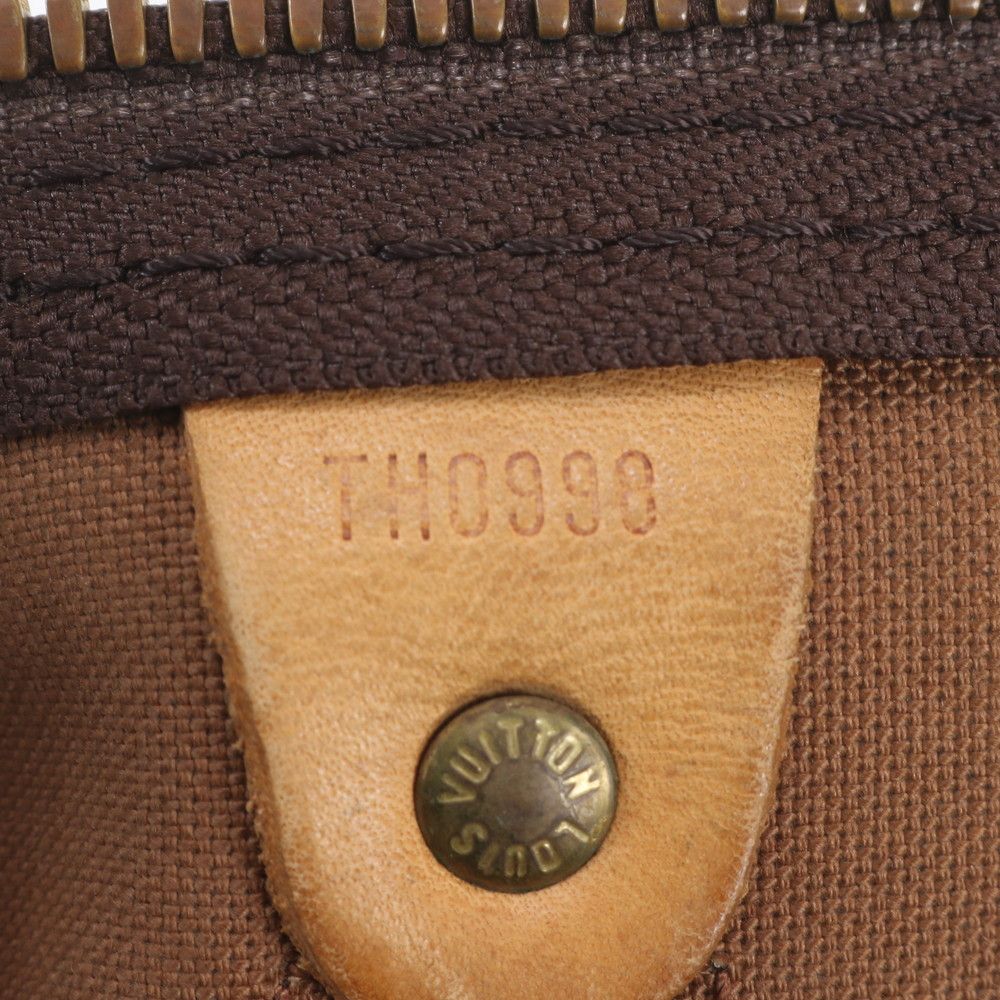 Louis Vuitton Monogram Keepall Bandouliere 60 Leather Boston Bag Tote — view 9