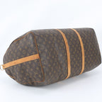 Louis Vuitton Monogram Keepall Bandouliere 60 Leather Boston Bag Tote — view 5