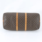 Louis Vuitton Monogram Keepall Bandouliere 60 Leather Boston Bag Tote — view 6