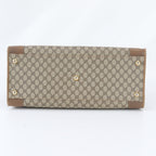 Gucci Vintage GG Supreme Leather Boston Bag Tote Carry — view 6
