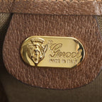 Gucci Vintage GG Supreme Leather Boston Bag Tote Carry — view 8