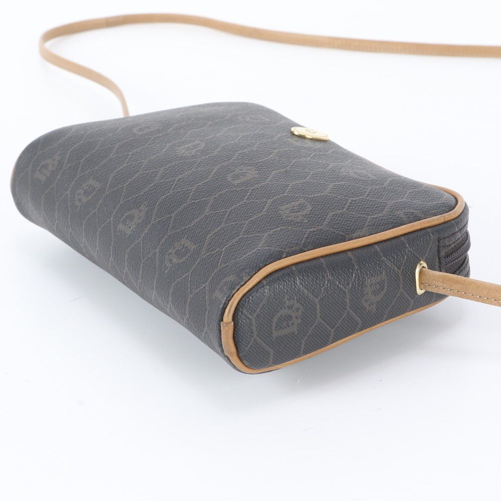Dior Vintage Honeycomb Pattern Leather Shoulder Bag Crossbody — view 4