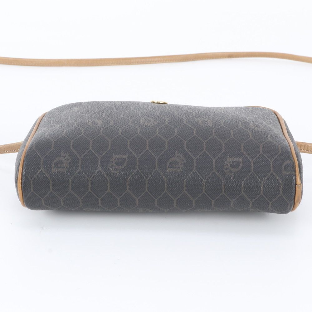 Dior Vintage Honeycomb Pattern Leather Shoulder Bag Crossbody — view 6