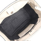 Prada Triangle Logo Leather 2-Way Handbag Crossbody Tote Shoulder — view 8