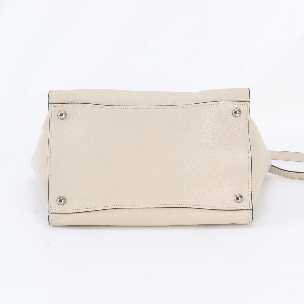 Prada Triangle Logo Leather 2-Way Handbag Crossbody Tote Shoulder — view 7