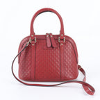 Gucci Micro Guccissima Leather 2-Way Handbag Crossbody Shoulder