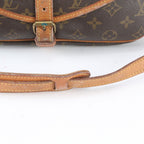 Louis Vuitton Monogram Saumur 30 Leather Shoulder Bag Crossbody Messenger — view 2