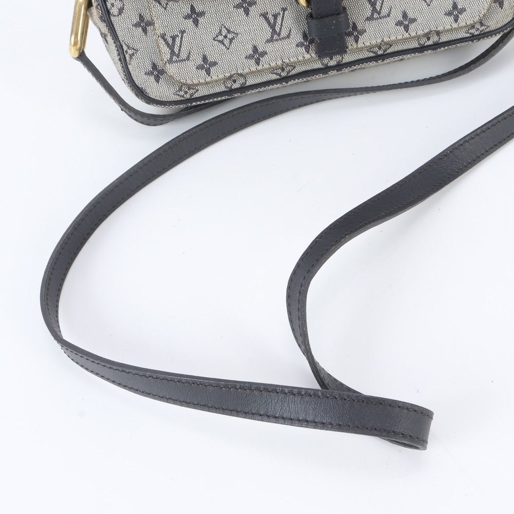 Louis Vuitton Monogram Mini Juliette MM Navy Leather Shoulder Bag Crossbody — view 2