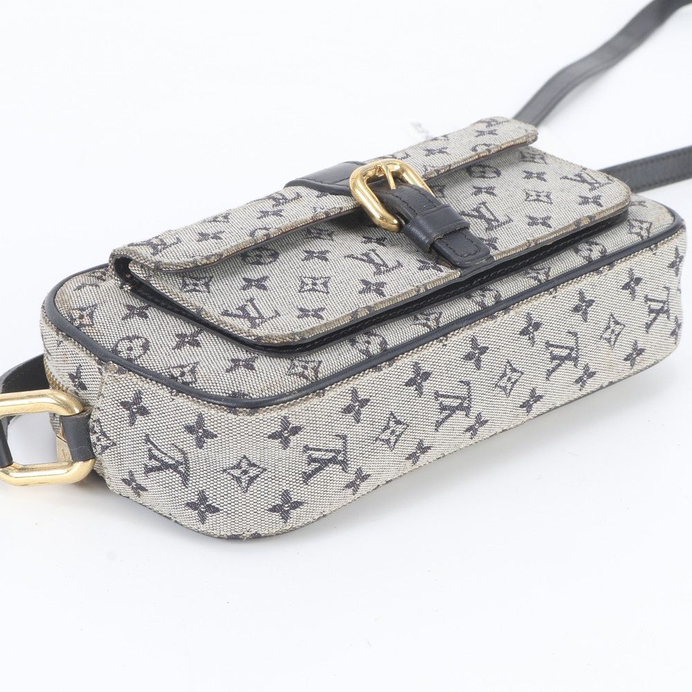 Louis Vuitton Monogram Mini Juliette MM Navy Leather Shoulder Bag Crossbody — view 5