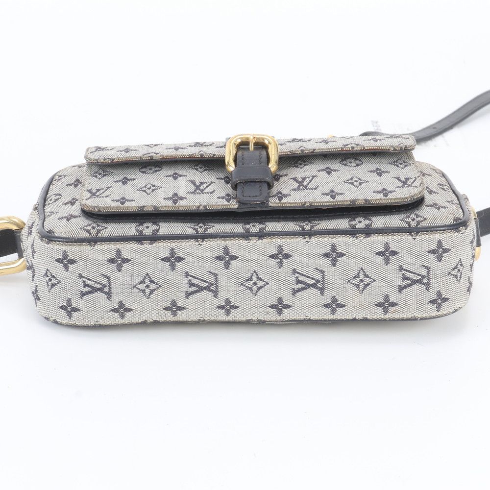 Louis Vuitton Monogram Mini Juliette MM Navy Leather Shoulder Bag Crossbody — view 6