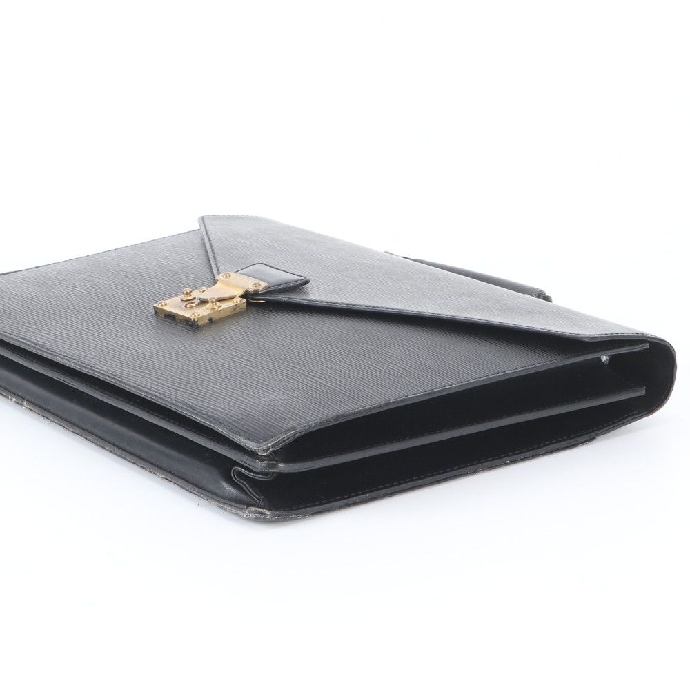 Louis Vuitton Epi Serviette Ambassador Leather Business Document Tote — view 4