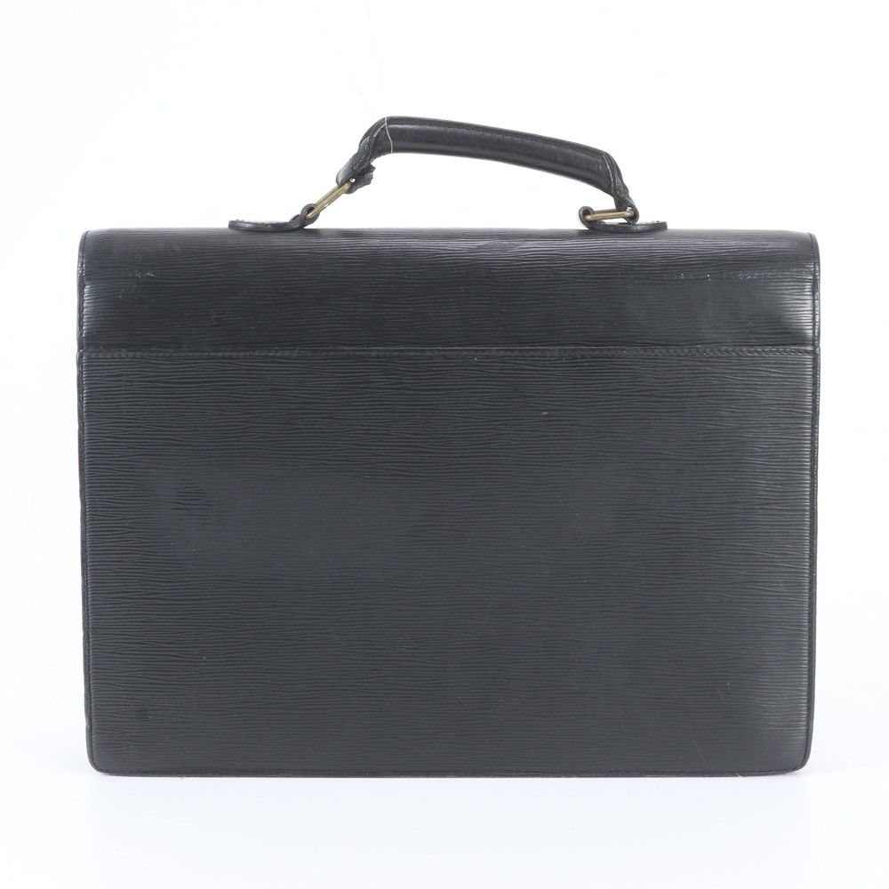 Louis Vuitton Epi Serviette Ambassador Leather Business Document Tote — view 3