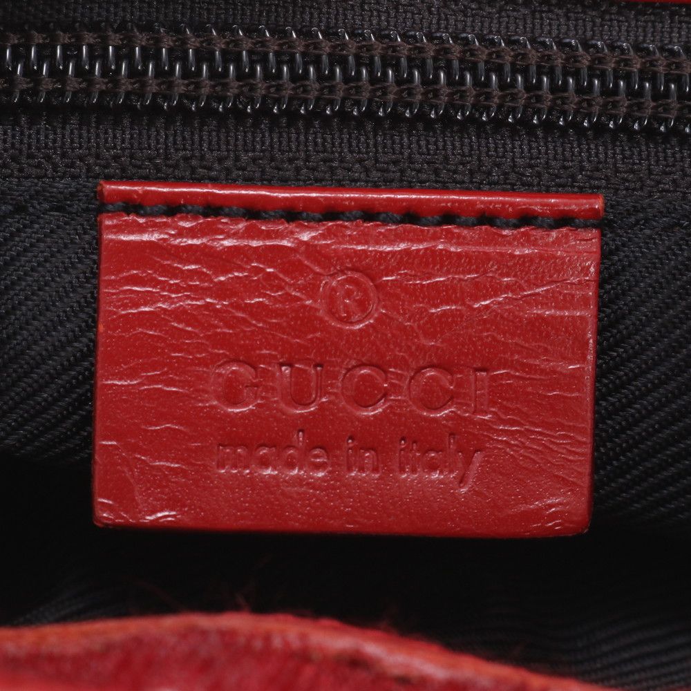 Gucci GG Canvas Leather Shoulder Bag Crossbody — view 8