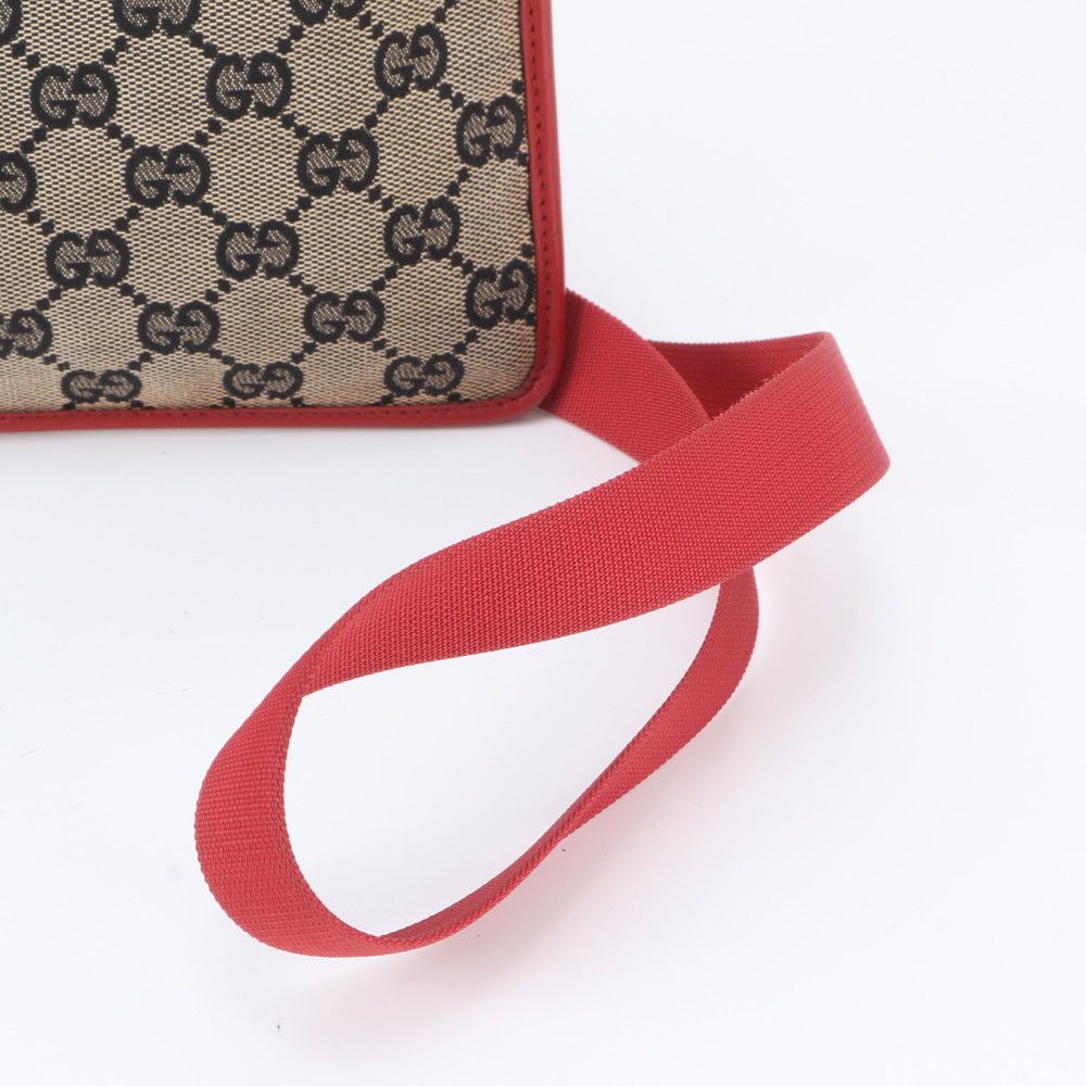 Gucci GG Canvas Leather Shoulder Bag Crossbody — view 2