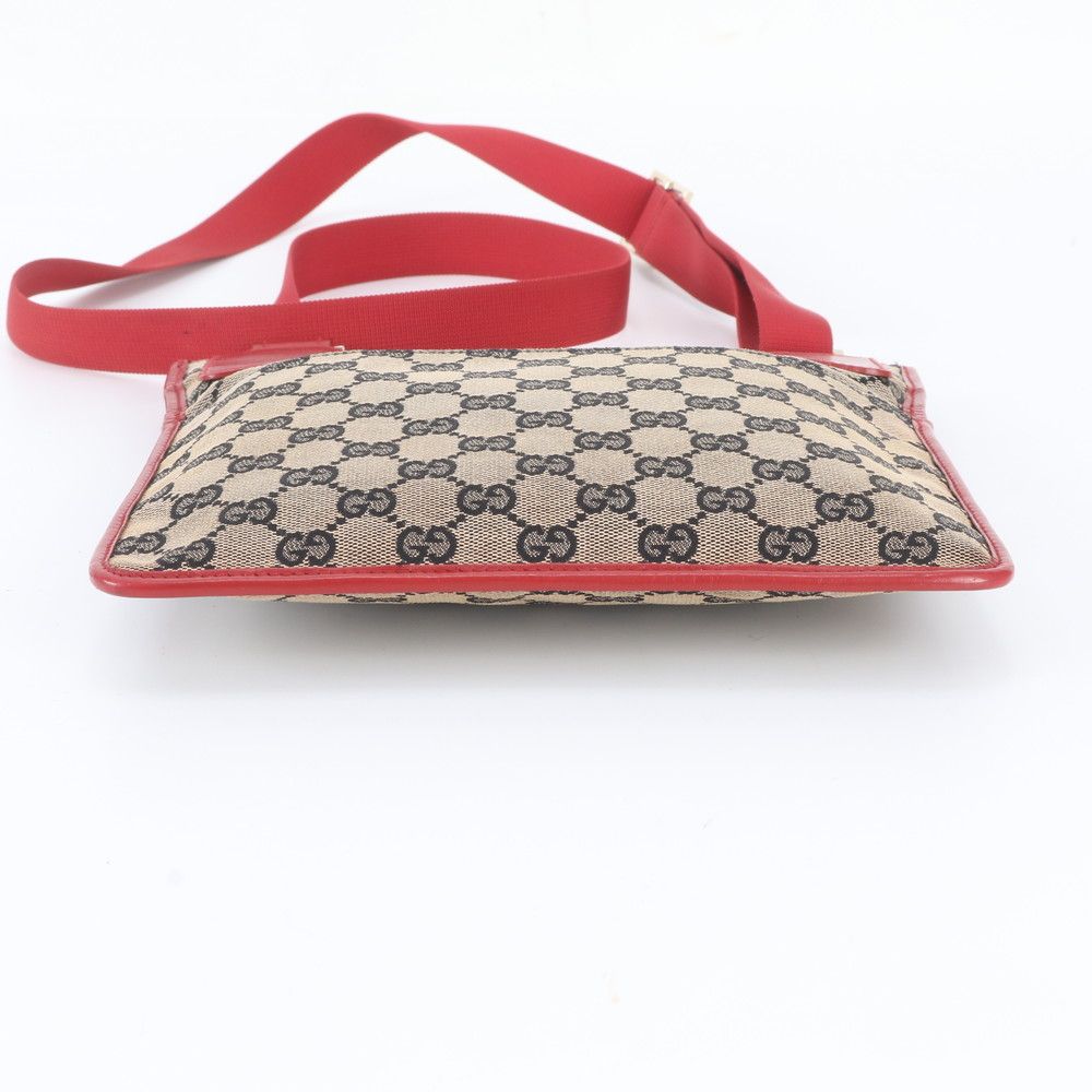 Gucci GG Canvas Leather Shoulder Bag Crossbody — view 6
