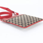 Gucci GG Canvas Leather Shoulder Bag Crossbody — view 5