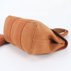 Hermes Valparaiso PM Pouch Leather Canvas Tote Shoulder Hand — view 4