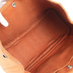 Hermes Valparaiso PM Pouch Leather Canvas Tote Shoulder Hand — view 7