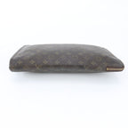 Louis Vuitton Monogram Poche Document Leather Clutch Pouch — view 4