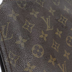 Louis Vuitton Monogram Poche Document Leather Clutch Pouch — view 7