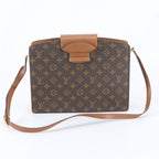 Louis Vuitton Monogram Courcel Leather Shoulder Bag Crossbody