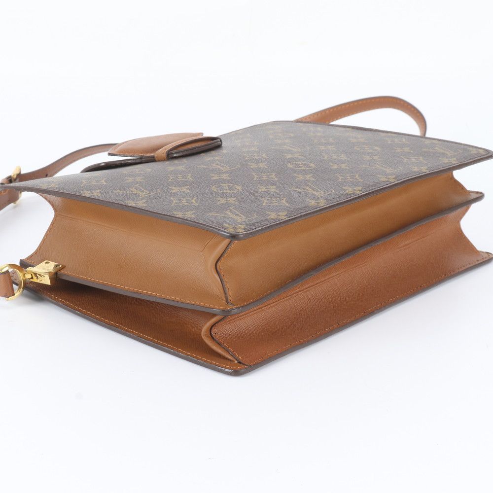 Louis Vuitton Monogram Courcel Leather Shoulder Bag Crossbody — view 5
