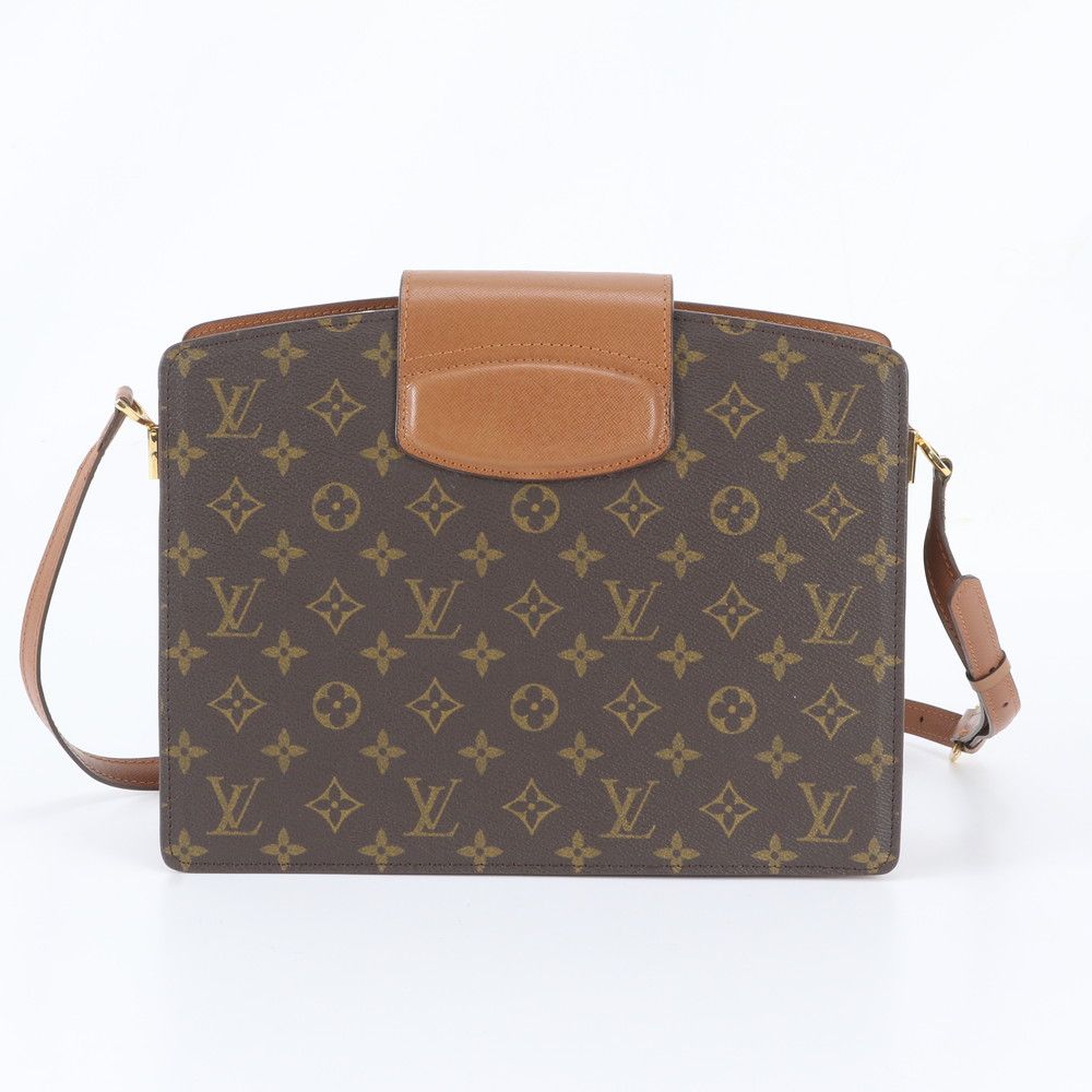 Louis Vuitton Monogram Courcel Leather Shoulder Bag Crossbody — view 3