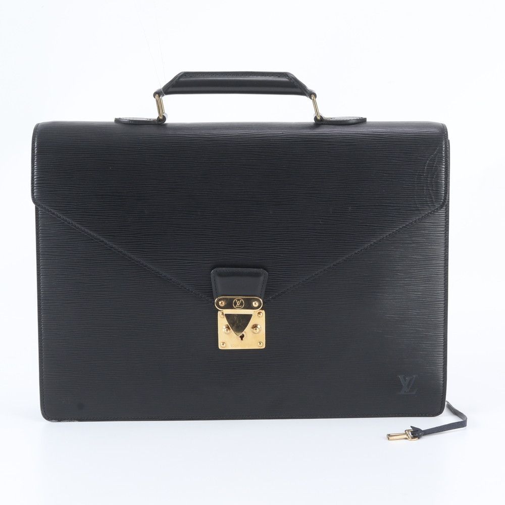 Louis Vuitton Epi Serviette Ambassador Leather Business Briefcase
