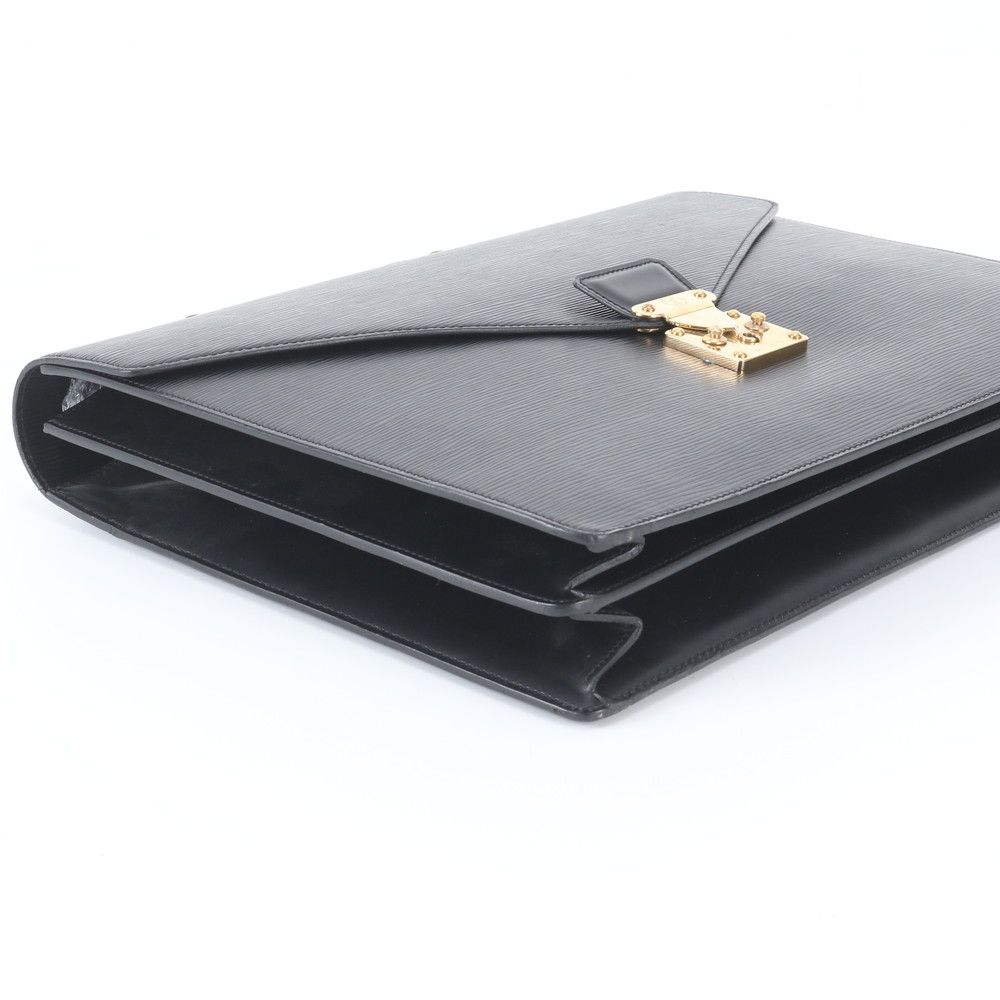 Louis Vuitton Epi Serviette Ambassador Leather Business Briefcase — view 5