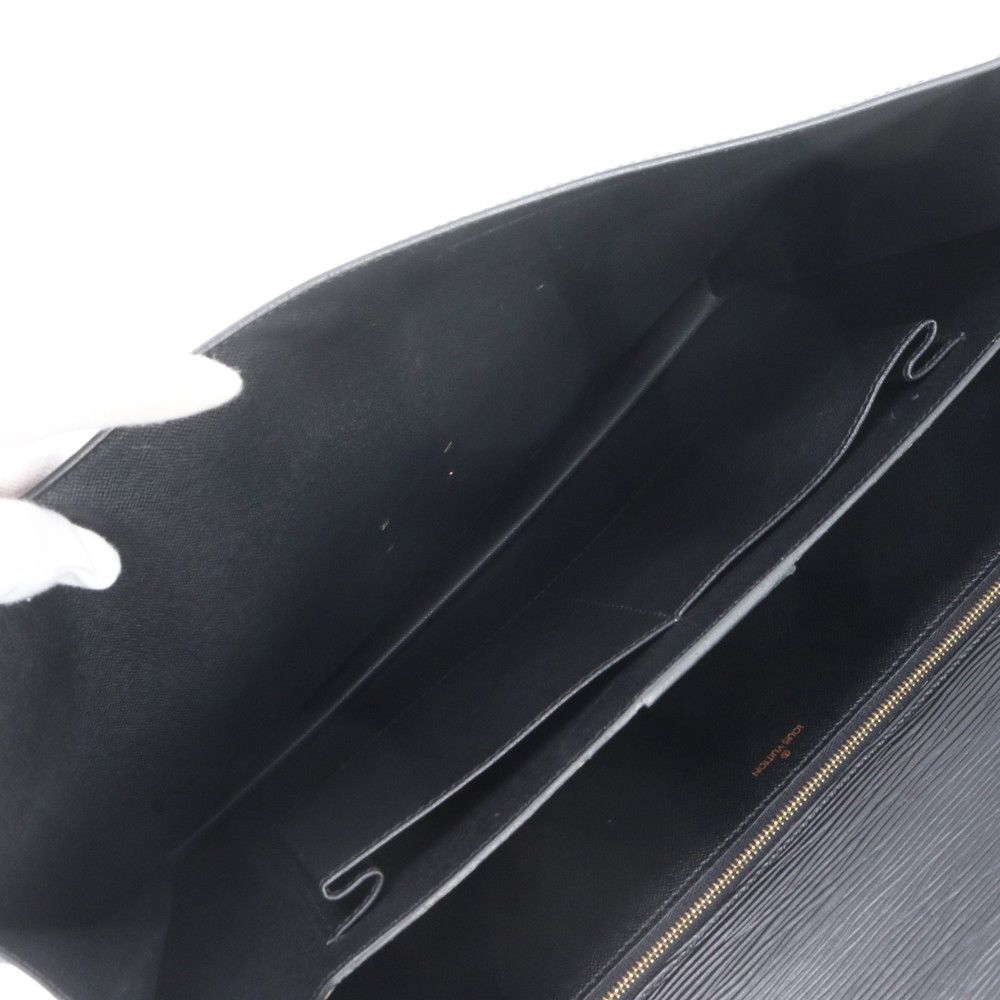 Louis Vuitton Epi Serviette Ambassador Leather Business Briefcase — view 7