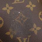 Louis Vuitton Monogram Keepall 60 Leather Boston Bag Tote Carry — view 9