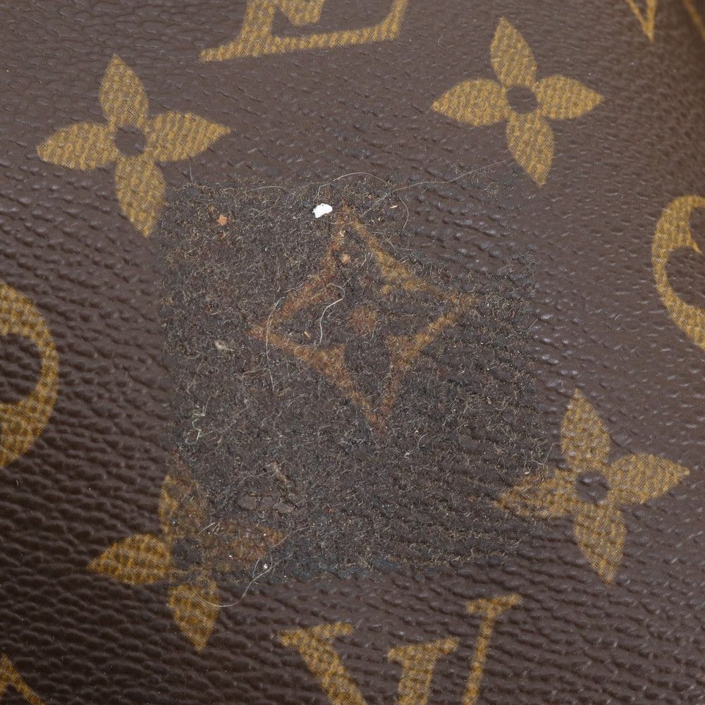 Louis Vuitton Monogram Keepall 60 Leather Boston Bag Tote Carry — view 9